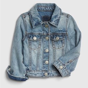 Gap Toddler Distressed Denim Jean Jacket